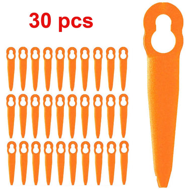 90mm 30pcs Plastic Blades for Grass Trimmer Mowing Heads